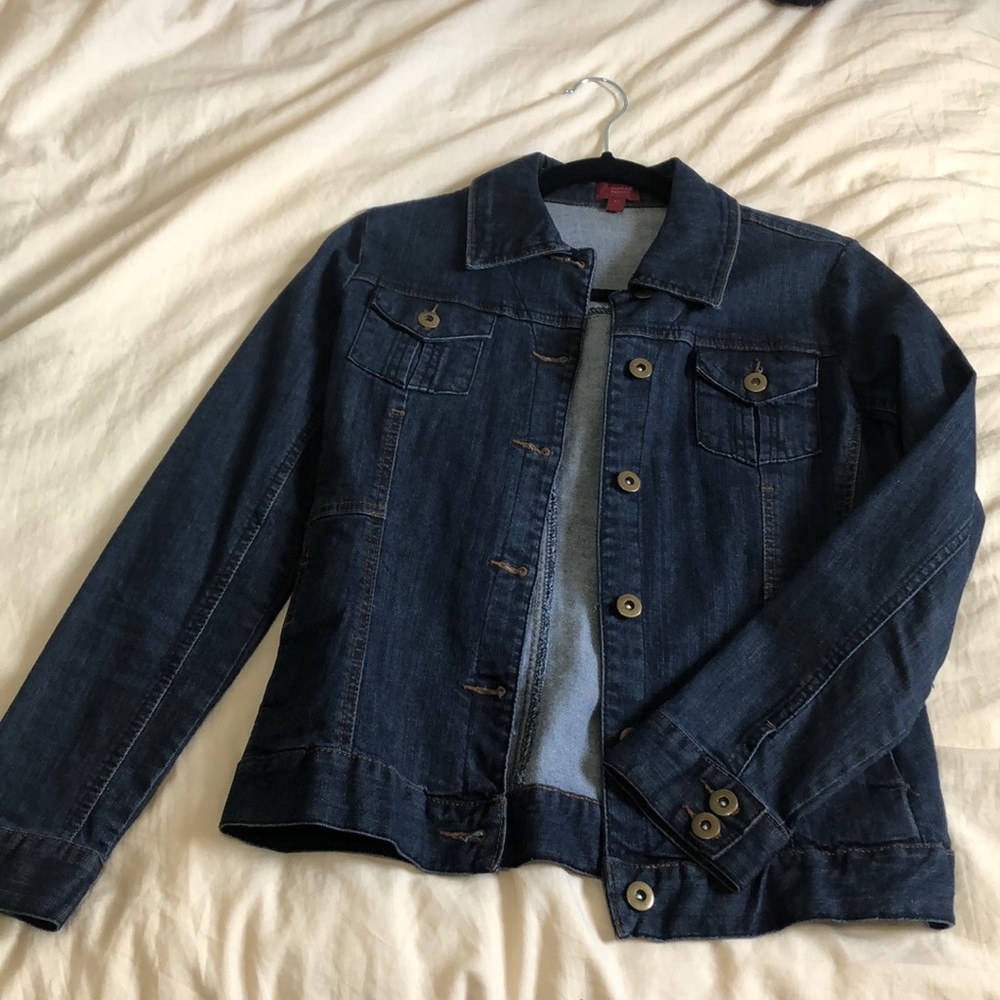 2 for $15 - Dark Blue Denim Jacket